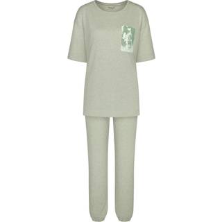 Triumph Endless Comfort Long Sleeve Pyjama - Light green - 42