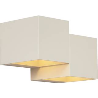 Moderne væglampe beige 2-lys - Transfer Double