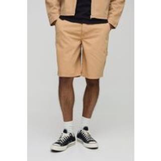 Mens Biscuit Relaxed Fit Twill Worker Short