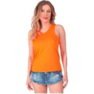 Neon orange tank top