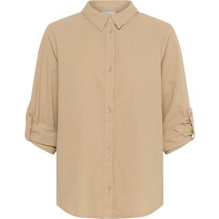 Kaffe Kanaya Short Shirt Bluser 10509556 Classic Sand (42)