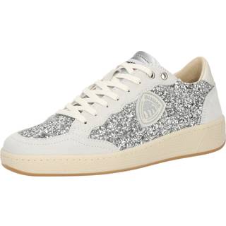 Blauertil kvinder. S5OLYMPIA11 Olympia11 Sneakers i læder sølv (39), Sølvfarvet, Fast, Blonder, Casual