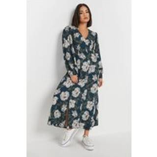 PixieGirl Petite Leopard Tryk Midi Tea KjoleEU 46 Petite (UK 18 P)