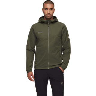 Mammut Granite Softshell Hooded Jacket Softshelljakke Herrer størrelse M farve olivengrøn