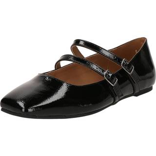 BIARose Karré Double Mary Jane Ballerinasko, Black Patent, 36