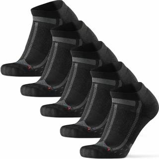 LOW-CUT RUNNING SOCKS FOR LONG DISTANCES - Black/Grey / 39-42 / 5-Pack