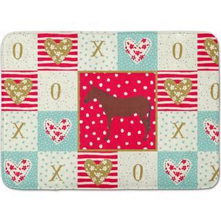 """" Caroline's Treasures Hinny Horse Donkey Love Machine Washing Memory Foam Mat Doormats Multicolor """"