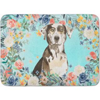"""" Caroline's Treasures Catahoula Leopard Dog Machine Washable Memory Foam Mat Doormats Multicolor """"