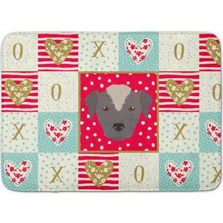 """" Caroline's Treasures Ecuadorian Hairless Dog Love Machine Washing Memory Foam Mat Doormats Multicolor """"