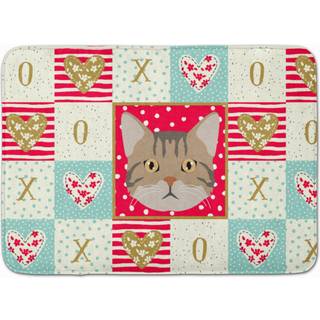 """" Caroline's Treasures American Wirehair Cat Love Machine Washing Memory Foam Mat Doormats Multicolor """"