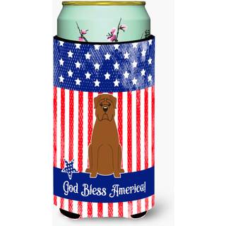 """"Carolines Treasures BB3068TBC Patriotic USA Dogue de Bourdeaux Tall Boy Hugger kold-drik-koozies Multicolor""""