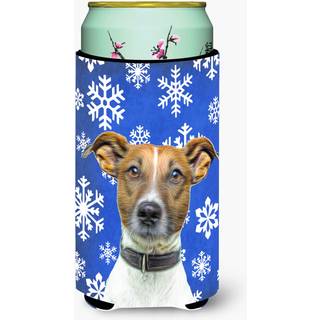 Winter Snowflakes Holiday Jack Russell Terrier Tall Boy Beverage Isulator Hugger KJ1176TBC