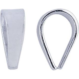 10 stk. ADABELE Autentisk 925 Sterling Silver Hypoallergenic Soldered Folding Donut Pendant Clasp Bail Loop Jewelry Resultater 7 mm x 5mm stik ti