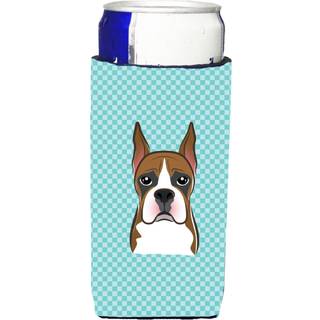 Checkerboard Blue Boxer Ultra Beverage Isolatorer til slanke d?ser BB1161MUK