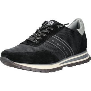 bugatti Herren Sneaker blau Glattleder