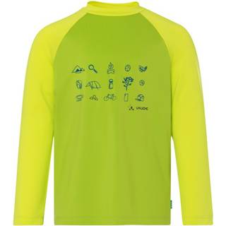 Vaude Kid's Solaro L/S T-Shirt III Funktionsshirt Børn størrelse 122/128 farve grøn