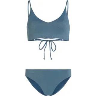 O'Neill Women's Beach Vintage Midles Rita Bikini Set Bikini Damer størrelse 38 farve blå