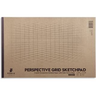 Koala -værktøjer | Tegningsperspektiv (1 og 2 -punkt) Stor skitsepude (2 point - 11 x 17)