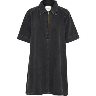 MaloMW Denimkjole, Dark Grey Wash, 38