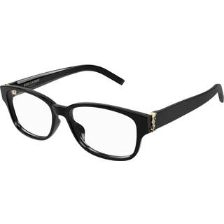 SAINT LAURENT Unisex SL M149/F 001 Optiske stel Acetat Sort Transparent Firkantet