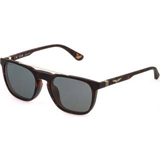 Police UPLQ67 ORIGINS LITE 33 With Clip-On 878P 52 Solbriller Mænd Tortoiseshell - Tortoise - 52mm