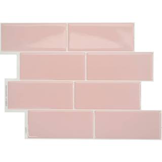 Smart Tiles Peel and Stick Backsplash - 5 ark av 11,56 """" x 8,38 """" - 3D -limplatta och stickplattor backsplash för köksbadrumsväggplattor