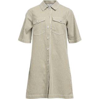 Stribet Denimkjole