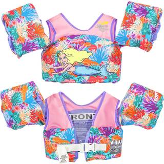 Kropshandske padle pals lærer at svømme liv vest én størrelse 33-55 lbs koral