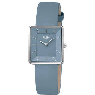 Boccia 3351-08 Damenuhr Titan Blau