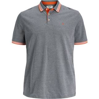 Plus Size Ensfarvet Polo