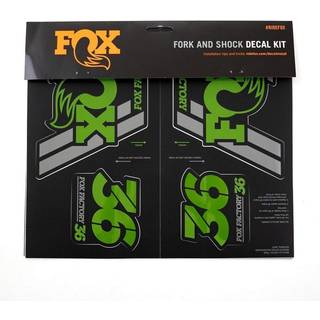 Fox Racing Shox Heritage Fork and Shock Decal Kit Green One St?rrelse