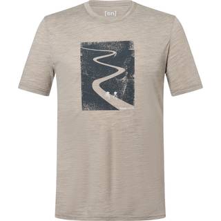 super.natural Bike Tour Tee Merino-shirt Herrer størrelse 46 - S farve grå