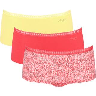 Sloggi 3-pak GO Crush Hipster Shorts - Pink/Yellow - Large * Kampagne *