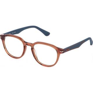 Police VK149 NEW CHAMP JR 2 Børn 0W45 48 Briller Børn Brun - Transparent Shiny Brown - 48mm