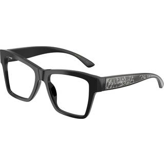 Dolce & Gabbana Kvinde DG3411 501 Optiske stel Acetat Sort Transparent Firkantet Normal