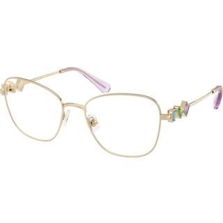 Swarovski Kvinde SK1025 403M Optiske stel Metal Guld Transparent Geometrisk Normal