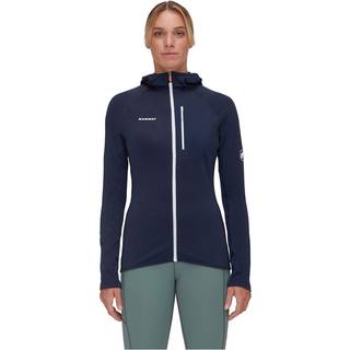Mammut Women's Aenergy Light Midlayer Hooded Jacket Fleecejakke Damer størrelse L farve blå