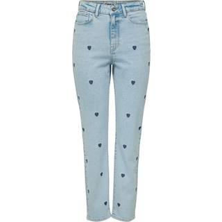 Onlemily Høj Talje Straight Fit Jeans - 28/34