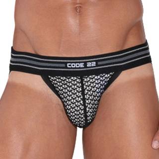 Code 22 Openwork Jockstrap - Black - Small