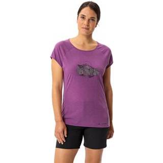Vaude Women's Tekoa T-Shirt II Funktionsshirt Damer størrelse 42 farve lilla