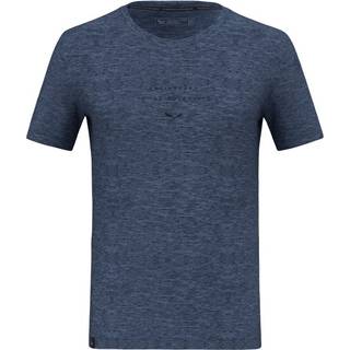 Salewa Eagle EITD Alpine Merino T-Shirt Merino-shirt Herrer størrelse 52 farve blue