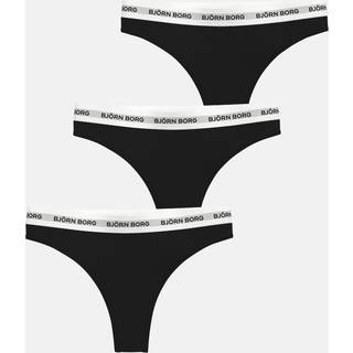 Björn Borg 3-pak Logo Thong - Black - X-Large