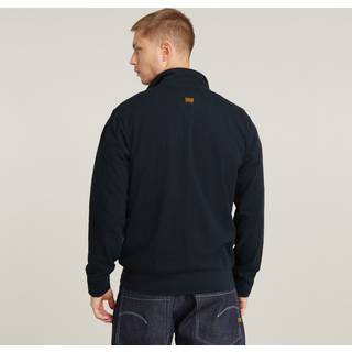 Nifous Zip Thru Sweater - Dark blue - Men