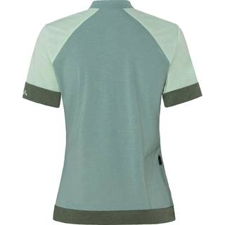 Vaude Women's Altissimo Q-Zip Shirt Cykeljersey Damer størrelse 40 farve turkis