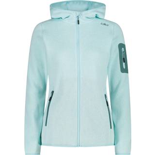 CMP Women's Jacket Fix Hood Jacquard Knitted 3H19826 Fleecejakke Damer størrelse 38 farve grå