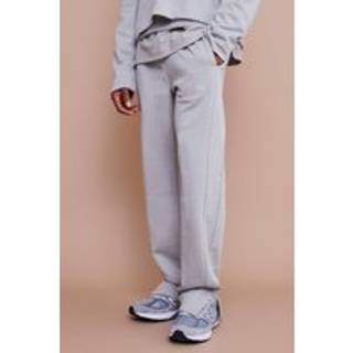 Mens Dark Grey Regular Fit Split Hem Heavyweight Jogger