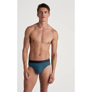 CALIDA Herren Slip blau Baumwolle & Mix Gestreift