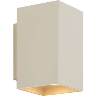 Moderne væglampe beige GU10 50 mm firkantet 2-lys - Sandy