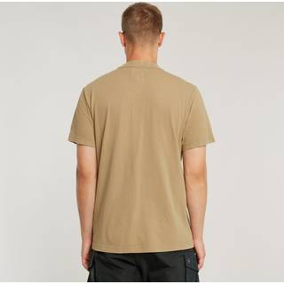 Washed Pocket T-Shirt - Beige - Men
