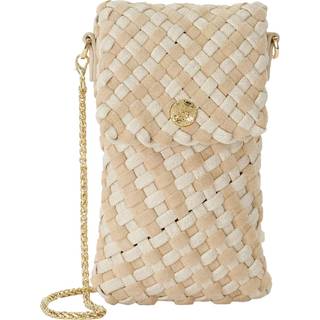 Dune London Dune London Cream Saff Woven Phone Cross-Body Bag